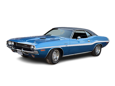 Carro clássico azul